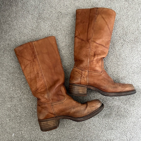 Vintage Frye Campus Boots - Picture 2 of 10